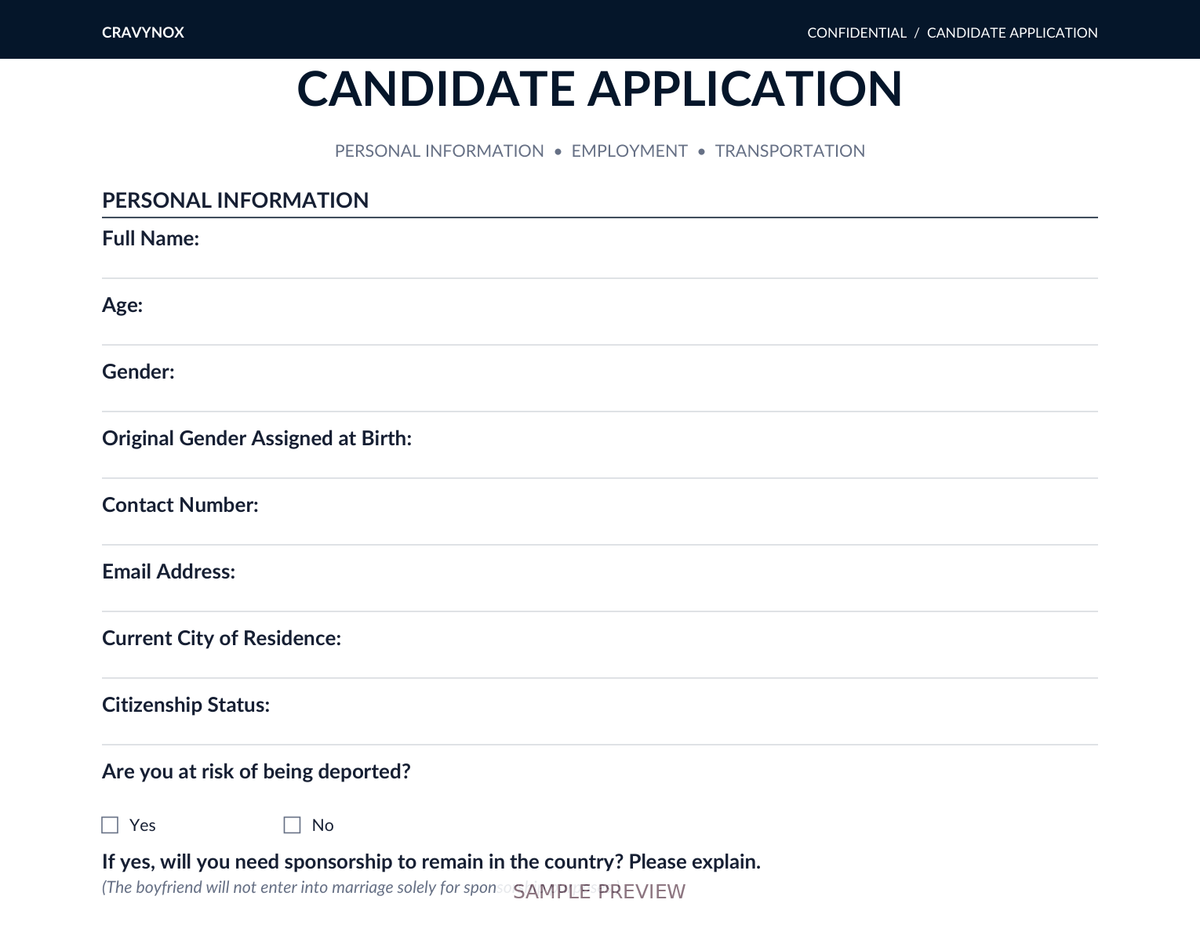Girlfriend Application