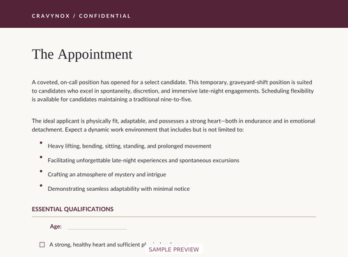 Executive VP of Prurient Affairs